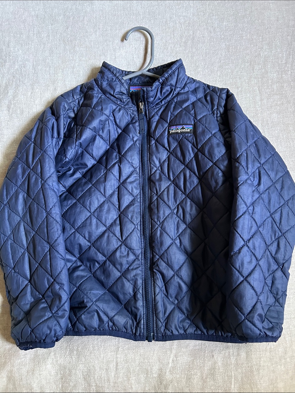 Patagonia Kids Navy Quilted Puffer Jacket